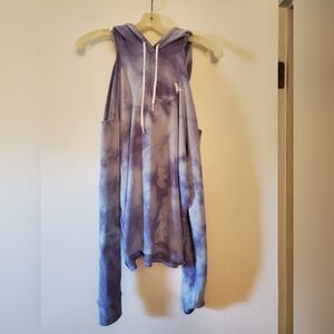 Pink open shoulder sweatshirt